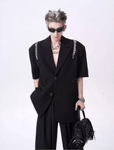 Metal Zipper Blazer - COPPING THREADS - CT Select