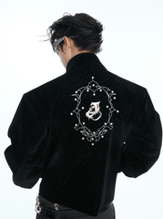 Metallic Button Embellished Cropped Jacket - COPPING THREADS - ArguE CulturE