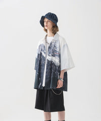 Mountain Hawaiian Shirt - COPPING THREADS - Harsh and Cruel