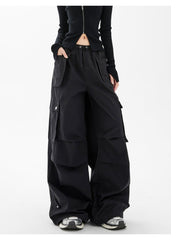 Multi - Pocket Crinkled Cargo Pants - COPPING THREADS - CHICISLAND