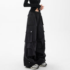 Multi - Pocket Crinkled Cargo Pants - COPPING THREADS - CHICISLAND