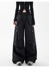 Multi - Pocket Crinkled Cargo Pants - COPPING THREADS - CHICISLAND