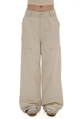 Multi - Pocket Wide - Leg Cargo Pants - COPPING THREADS - MOROMORO