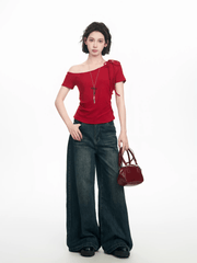 Off - Shoulder Slim Fit Tee - COPPING THREADS - CT Select