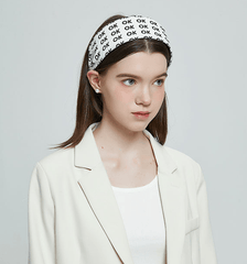 OK Letter Print Headband - COPPING THREADS - COPPING THREADS