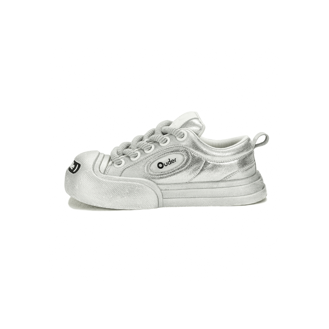 OUDER Smiler Canvas Silver Gray - COPPING THREADS - Ouder
