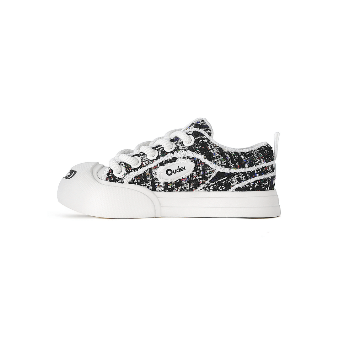 OUDER Smiler Chanel - style Canvas Black - COPPING THREADS - Ouder