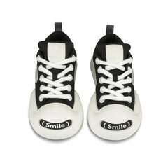 OUDER Smiler Classic Canvas Black/White - COPPING THREADS - Ouder