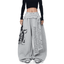 Oversized Tie Belt Graphic Sweatpants - COPPING THREADS - CT Select