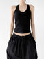Padded Y-Back Cropped Tank Top - CT5561 - COPPING THREADS - CT ORIGINALS