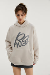 PAWY Letter Puff Print Hoodie - COPPING THREADS - CT Select