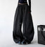 Plaid Drawstring Wide-Leg Pants - COPPING THREADS - CT ORIGINALS