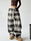 Plaid Fleece - Lined Wide - Leg Pants - COPPING THREADS - CT Select