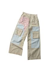 Plaid Patchwork Lumberjack Utility Pants - COPPING THREADS - ARTMONSTER