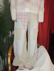 Plaid Patchwork Lumberjack Utility Pants - COPPING THREADS - ARTMONSTER