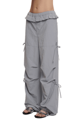 Pleated Waist Parachute Cargo Pants - COPPING THREADS - MOROMORO