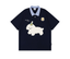 Puppy Embroidered Varsity Polo Tee - COPPING THREADS - CT Coquette