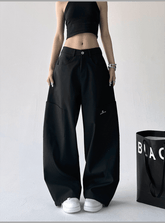 Quick‑Dry Wide‑Leg Cargo Pants - COPPING THREADS - CT Select