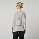 Racing Print Logo Crewneck Knit Sweater - COPPING THREADS - Harsh and Cruel