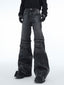 Retro Distressed Wave - Pattern Raw Hem Denim - COPPING THREADS - ArguE CulturE