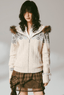 Retro Fair Isle Faux Fur Knit Zip Hoodie - COPPING THREADS - CHICISLAND