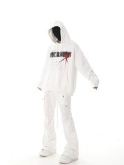 Retro Flared Cargo Pants - COPPING THREADS - CHICISLAND