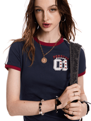 Retro Jersey Fit Varsity Stripe Tee - COPPING THREADS - CT Select