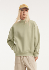 Retro Mock Neck Oversized Sweatshirt - COPPING THREADS - CATTEE
