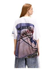 Retro Number 06 Print Jersey Tee - COPPING THREADS - CHICISLAND