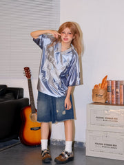 Retro Number 56 Print Stripe Hockey Raglan Jersey Tee - COPPING THREADS - CT Select