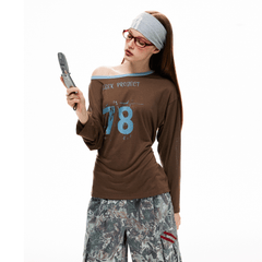 Retro Off - Shoulder 78 Graphic Tee - COPPING THREADS - CT Select