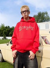 Retro Pearl Handwritten Oversized Hoodie - COPPING THREADS - Harsh and Cruel