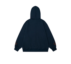 Retro Puppy Embroidered Zip Hoodie - COPPING THREADS - CT Coquette