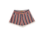 Retro Striped Cuffed Shorts - COPPING THREADS - Yokuku