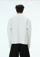 Rhinestone - Embellished Knit Cardigan Jacket - COPPING THREADS - ArguE CulturE