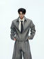 Rhinestone Shimmer Cropped Jacket and Wide-Leg Pants Set - COPPING THREADS - Argue Culture