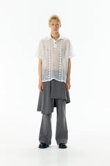 Ripple Lace Polo Tee - COPPING THREADS - APRIORITY