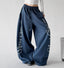 Script-Print Wide-Leg Sweatpants - COPPING THREADS - CT ORIGINALS