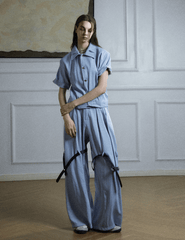 Sculpted Twill Texture Two - Piece Set – Shirt & Trousers - COPPING THREADS - ArguE CulturE