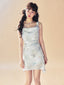 Silk Butterfly Print Sleeveless Dress - COPPING THREADS - SUNSETPARK