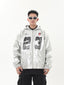 Silver PU Leather Racing Jacket - COPPING THREADS - CHICISLAND