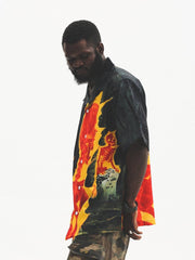 Skull Print Short Sleeve Shirt - COPPING THREADS - CT Select