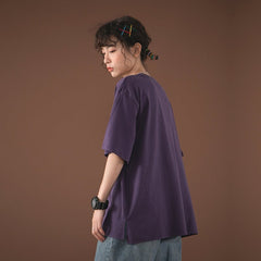 Solid Color Basic Tee - COPPING THREADS - FOLK LANE