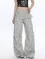 Star Print Striped Utility Pants with Ruffle Hip Flap - COPPING THREADS - CT Select