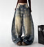 Star-Print Wide-Leg Jeans - COPPING THREADS - CT ORIGINALS