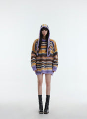 Striped Dopamine Plush Knit Sweater - COPPING THREADS - CT Select