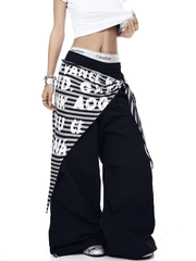 Striped Layered Paratrooper Trousers - COPPING THREADS - CT Select