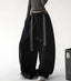 Striped-Tie Rounded Wide-Leg Sweatpants - COPPING THREADS - CT ORIGINALS