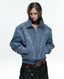 Studded Embroidered Cropped Jacket - COPPING THREADS - Argue Culture