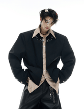 Studded Hybrid Shirt Jacket - COPPING THREADS - ArguE CulturE
